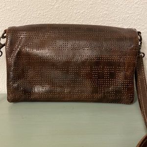 Bed Stu Bayshore Crossbody Bag / Clutch / Wallet Teak Rustic